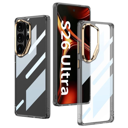 Samsung Galaxy S26 Ultra 5G GKK Space Series Airbag Full Coverage Phone Case - Transparent Black Gold