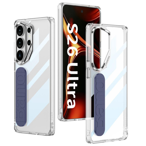 Samsung Galaxy S26 Ultra 5G GKK Space Silicone Wristband Phone Case - Blue