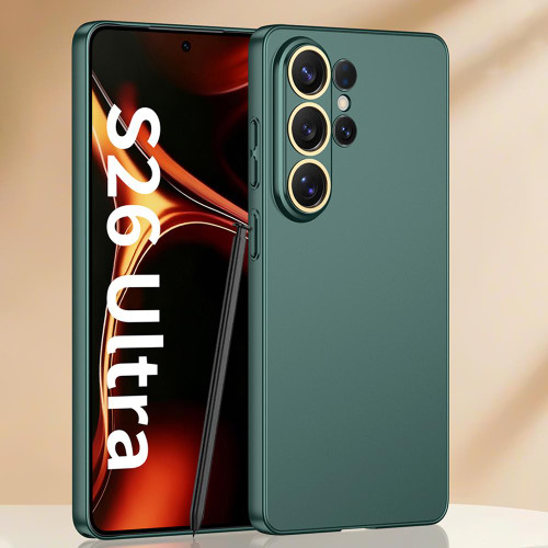 Samsung Galaxy S26 Ultra 5G GKK Ultra-Thin Metal Lens Ring Phone Case - Green