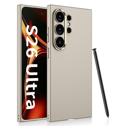 Samsung Galaxy S26 Ultra 5G GKK Ultra-thin Skin Feel Phone Case, Not Included Pen - Titanium Gray