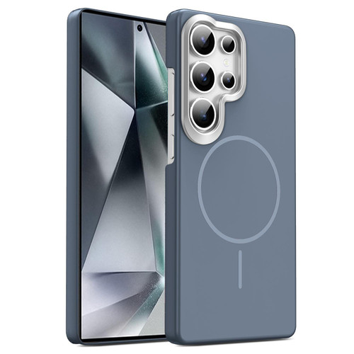 Samsung Galaxy S26 Ultra 5G Gold Armor PC Thin Circle MagSafe Shockproof Phone Case - Carbon Grey