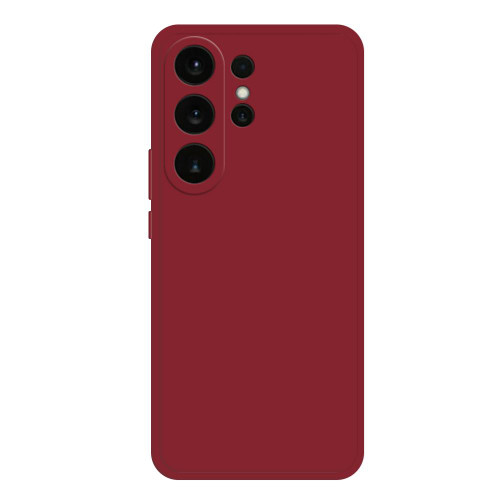 Samsung Galaxy S26 Ultra 5G Imitation Liquid Silicone Phone Case - Dark Red