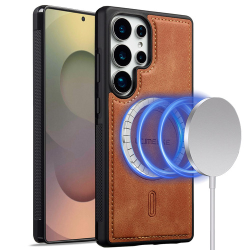 Samsung Galaxy S26 Ultra 5G LC.IMEEKE L6 Series MagSafe Magnetic Phone Case - Brown