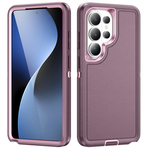 Samsung Galaxy S26 Ultra 5G Life Waterproof Rugged Phone Case - Purple + Pink