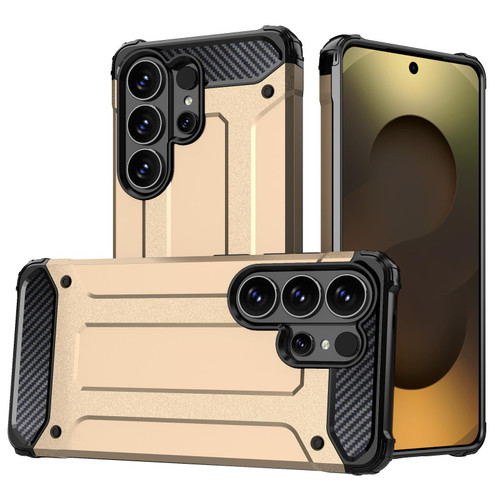 Samsung Galaxy S26 Ultra 5G Magic Armor TPU Hybrid PC Phone Case - Gold