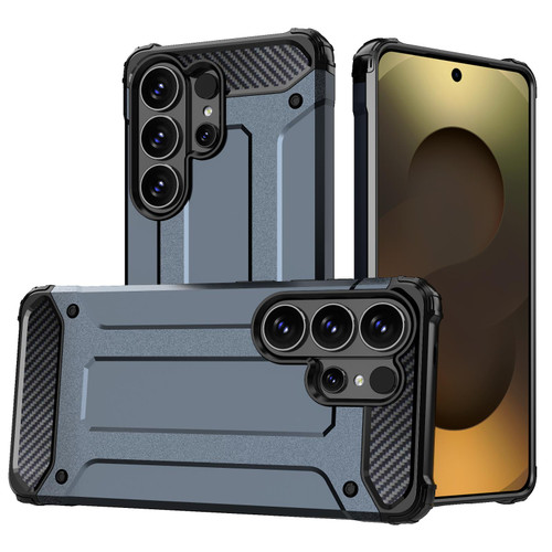 Samsung Galaxy S26 Ultra 5G Magic Armor TPU Hybrid PC Phone Case - Navy Blue