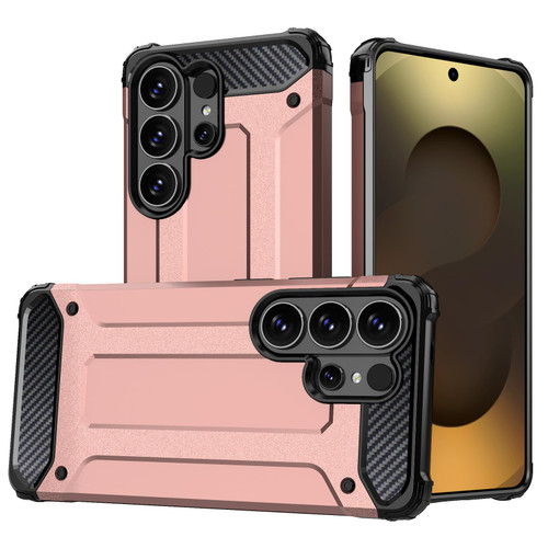 Samsung Galaxy S26 Ultra 5G Magic Armor TPU Hybrid PC Phone Case - Rose Gold