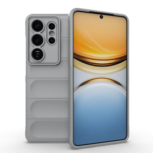 Samsung Galaxy S26 Ultra 5G Magic Shield TPU + Flannel Phone Case - Grey