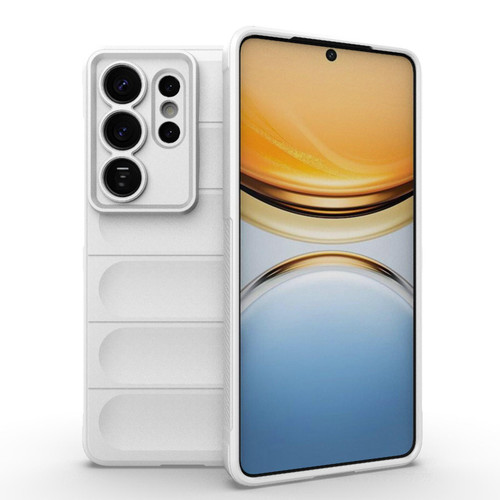 Samsung Galaxy S26 Ultra 5G Magic Shield TPU + Flannel Phone Case - White