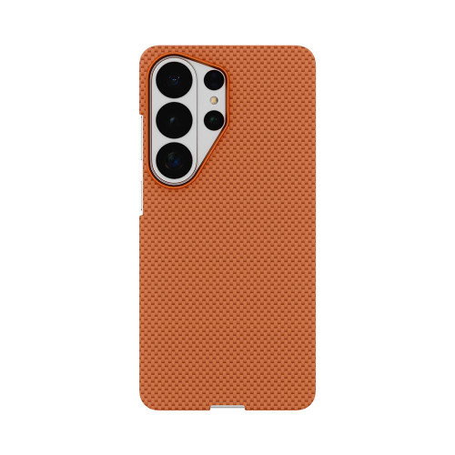 Samsung Galaxy S26 Ultra 5G Nanofiber MagSafe Magnetic Phone Case - Orange