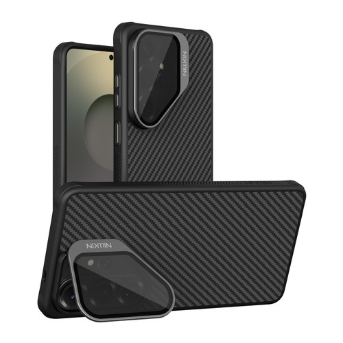 Samsung Galaxy S26 Ultra 5G NILLKIN CarboProp Translucent Black CamShield Magnetic Phone Case - Black
