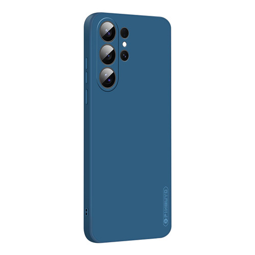 Samsung Galaxy S26 Ultra 5G PINWUYO Sense Series Liquid Silicone TPU Phone Case - Blue