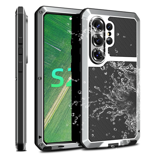 Samsung Galaxy S26 Ultra 5G RedPepper Metal Triple-proof Heat Dissipation Phone Case - Silver