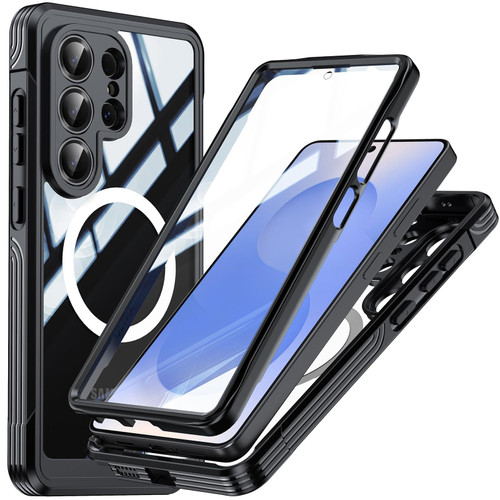 Samsung Galaxy S26 Ultra 5G RedPepper Tempered Glass MagSafe Phone Case - Black