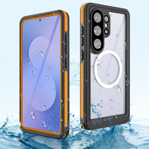Samsung Galaxy S26 Ultra 5G RedPepper V Series IP68 Waterproof Magnetic Phone Case - Orange