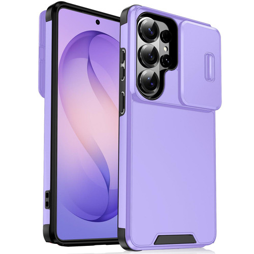 Samsung Galaxy S26 Ultra 5G Sliding Camshield TPU + PC Phone Case - Purple