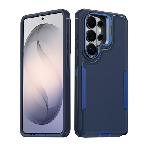 Samsung Galaxy S26 Ultra 5G Traveler Lens Frame Holder Phone Case - Blue