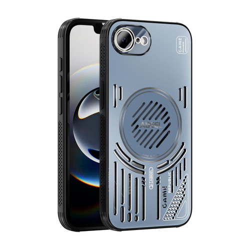 iPhone 16e / 17e ABEEL Ice Fox Series Magsafe Heat Sink Cooling Phone Case - Blue
