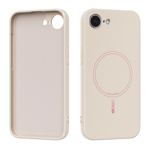 iPhone 16e / 17e ABEEL Skin-friendly Feel Magsafe Liquid Silicone Phone Case - Yellow