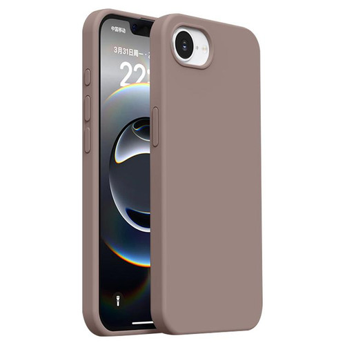 iPhone 16e / 17e Burom Cloud Sensing Ultra-thin Liquid Silicone Full Coverage Phone Case - Qiaoli Brown