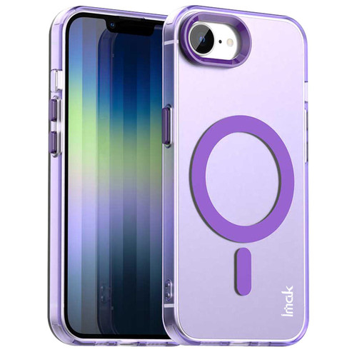 iPhone 16e / 17e IMAK Candy Series Shockproof MagSafe Phone Case - Purple