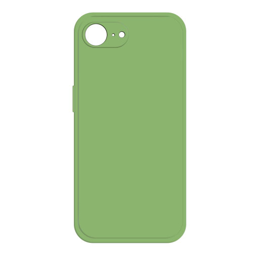 iPhone 16e / 17e Imitation Liquid Silicone Phone Case - Matcha Green