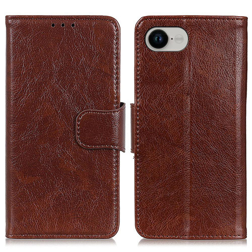 iPhone 16e / 17e Nappa Texture Leather Case - Brown