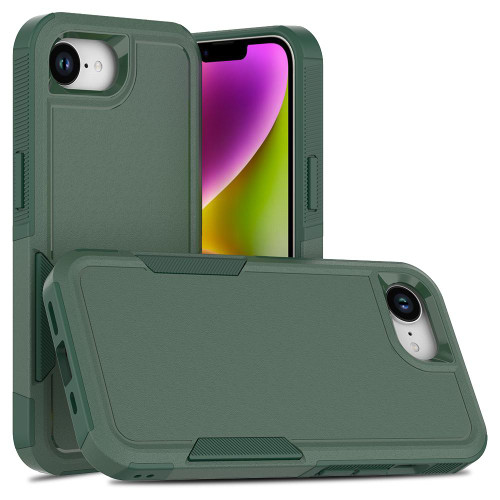iPhone 17e / 16e 2 in 1 PC + TPU Phone Case - Dark Green