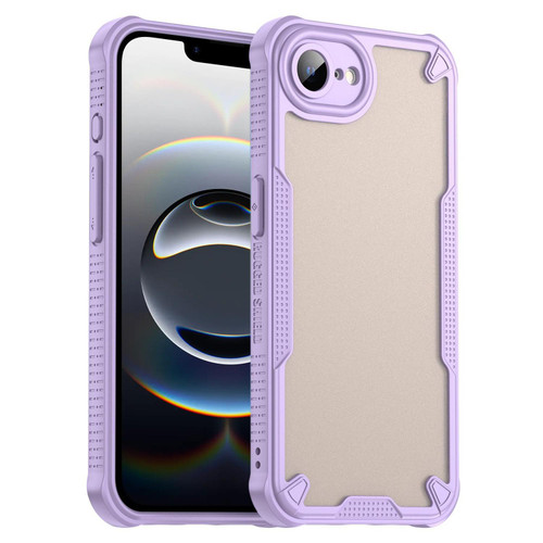 iPhone 17e / 16e Armor Glaze PC Hybrid TPU Phone Case - Purple