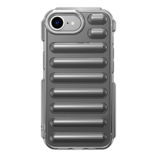 iPhone 17e / 16e Capsule Series Candy Color TPU Phone Case - Transparent Grey
