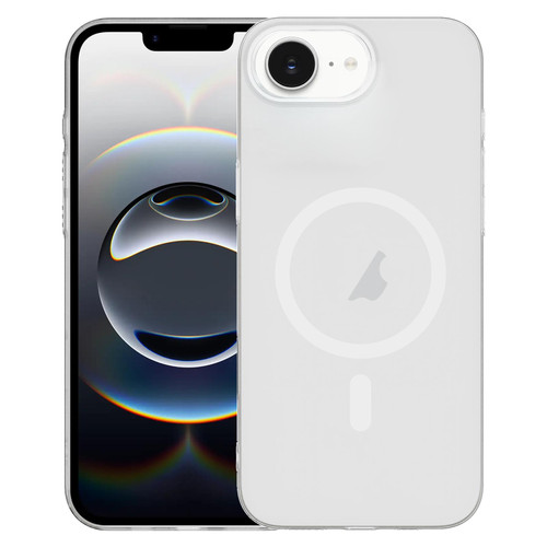 iPhone 17e / 16e Clear PC Injection MagSafe Phone Case - White