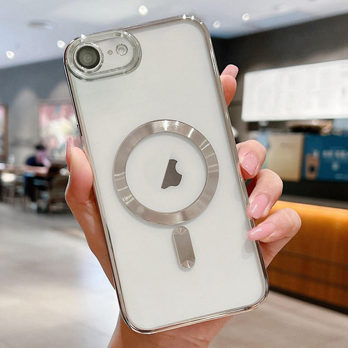 iPhone 17e / 16e Electroplating MagSafe Phone Case - Silver