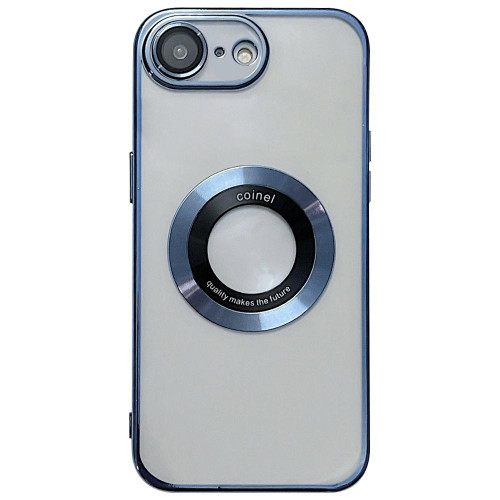 iPhone 17e / 16e Electroplating Magsafe TPU Phone Case - Blue