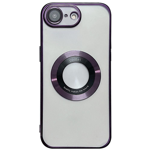 iPhone 17e / 16e Electroplating Magsafe TPU Phone Case - Purple