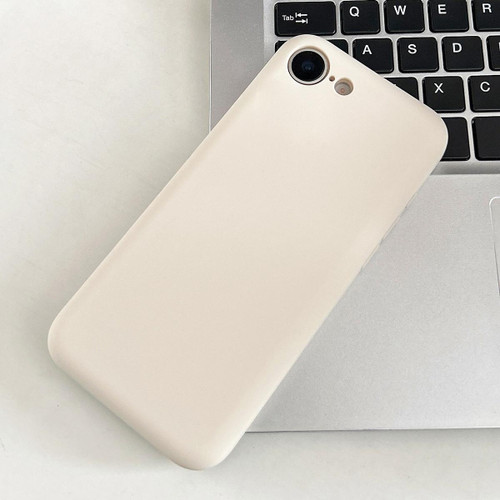 iPhone 17e / 16e Fine Hole Insert Card Slot TPU Phone Case - White