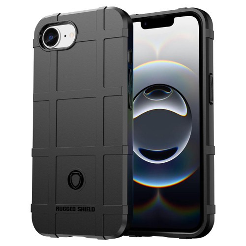 iPhone 17e / 16e Full Coverage Shockproof TPU Phone Case - Black