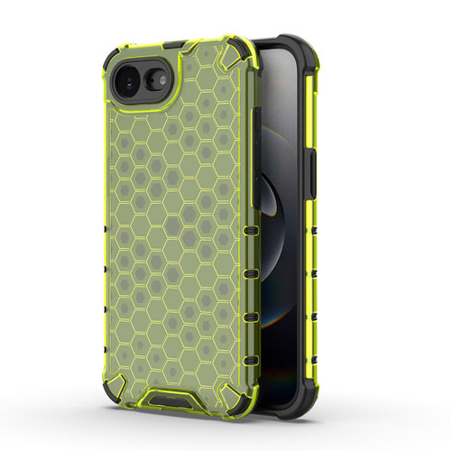 iPhone 17e / 16e Honeycomb Shockproof Phone Case - Green