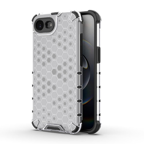 iPhone 17e / 16e Honeycomb Shockproof Phone Case - White