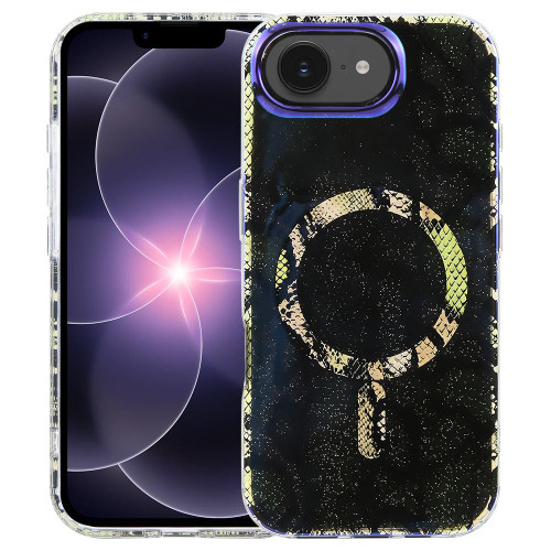 iPhone 17e / 16e IMD Blue Light Jungle Series Magnetic Phone Case - Shadow Phantom