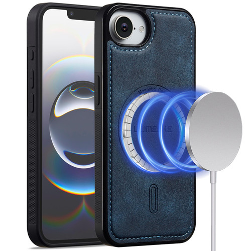 iPhone 17e / 16e LC.IMEEKE L6 Series MagSafe Magnetic Phone Case - Blue