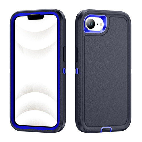 iPhone 17e / 16e Life Waterproof Rugged Phone Case - Dark Blue + Royal Blue