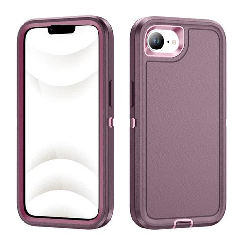 iPhone 17e / 16e Life Waterproof Rugged Phone Case - Purple + Pink