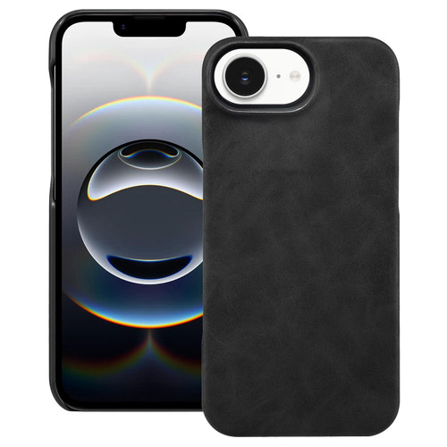 iPhone 17e / 16e Retro Texture MagSafe Phone Case - Black