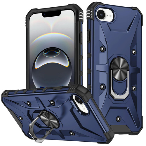 iPhone 17e / 16e Ring Holder Phone Case - Blue