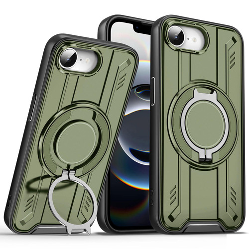 iPhone 17e / 16e Rotating Ring Holder Magnetic MagSafe Phone Case - Green