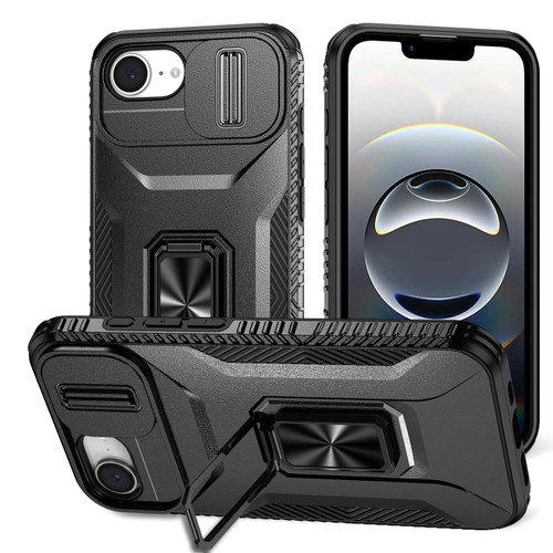iPhone 17e / 16e Sliding Camshield Holder Phone Case - Black
