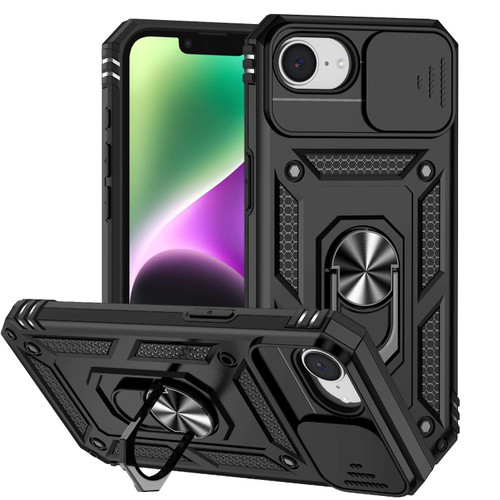 iPhone 17e / 16e Sliding Camshield Holder Phone Case - Black