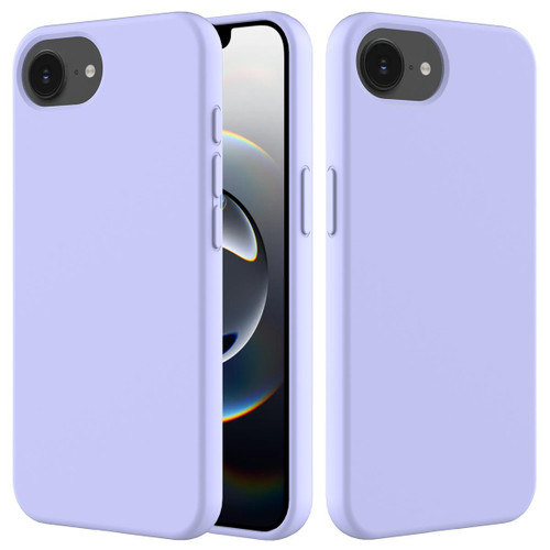iPhone 17e / 16e Solid Color Silicone Phone Case - Purple