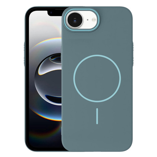iPhone 17e / 16e Thin Circle PC Injection MagSafe Phone Case - Ocean Blue