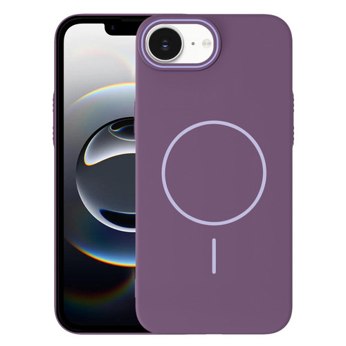 iPhone 17e / 16e Thin Circle PC Injection MagSafe Phone Case - Sunset Purple